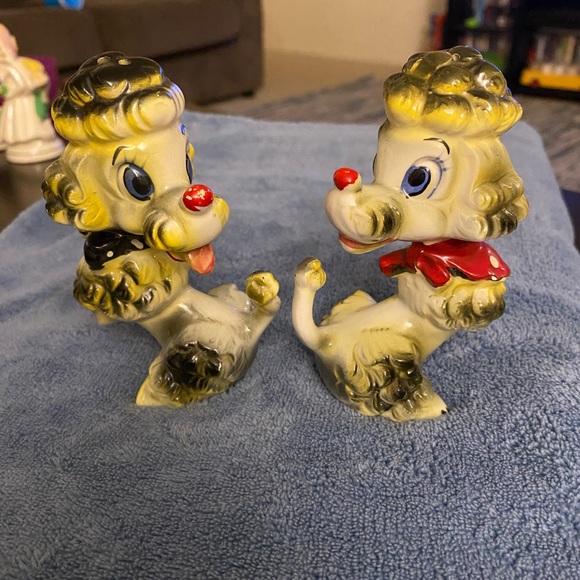 Kitchen Vintage Poodle Salt And Pepper Shakers Poshmark